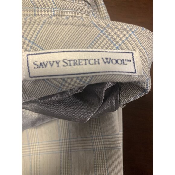 Pendleton Plaid Virgin Wool Chino Pants Size 12 Gray - Picture 5 of 9